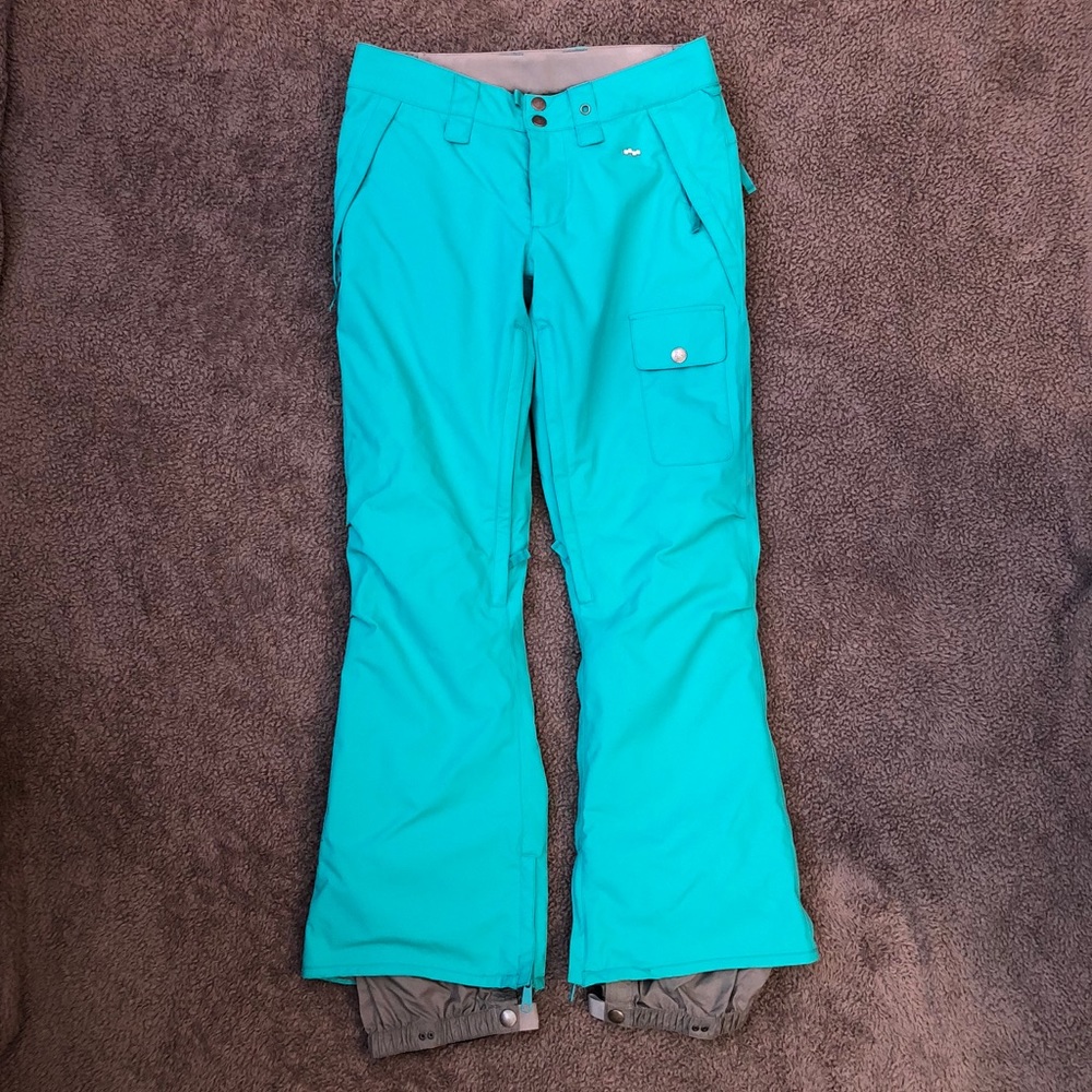 Foursquare turquoise snowboard pants